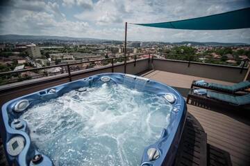 Фото номера Апартаменты Делюкс Апарт-отели The Aviator Apartment - Jacuzzi &amp; Panoramic View г. Клуж-Напока 47