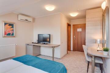 Фото номера Двухместный номер с 1 кроватью в мансарде Отель Hotel Meridian г. Клуж-Напока 5