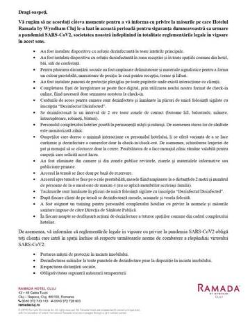 Фото номера Номер с 2 односпальными кроватями Отель Ramada Hotel Cluj г. Клуж-Напока 7