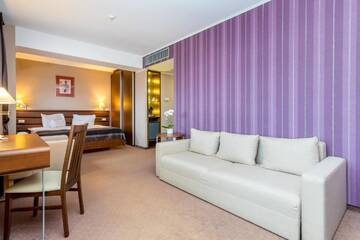 Фото номера Люкс с 1 кроватью размера «king-size» Отель Ramada Hotel Cluj г. Клуж-Напока 4