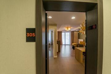 Фото номера Апартаменты с 1 спальней Апарт-отели UBA Accommodation Aparthotel г. Клуж-Напока 61