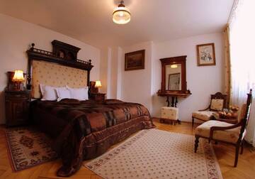 Фото номера Улучшенный двухместный номер с 1 кроватью Отель Villa-Hotel Escala г. Клуж-Напока 2