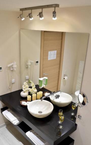 Фото номера Двухместный номер Делюкс с 1 кроватью Отель Hotel Capitolina City Chic г. Клуж-Напока 5