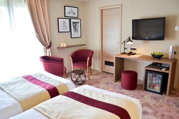 Фото номера Стандартный двухместный номер с 2 отдельными кроватями Отель Hotel Capitolina City Chic г. Клуж-Напока 4