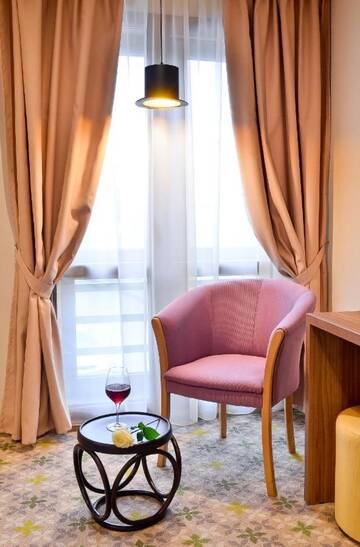 Фото номера Стандартный двухместный номер с 1 кроватью Отель Hotel Capitolina City Chic г. Клуж-Напока 5