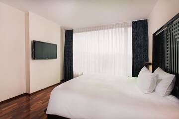 Фото номера Номер с кроватью размера «king-size» Отель DoubleTree by Hilton Hotel Cluj - City Plaza г. Клуж-Напока 8